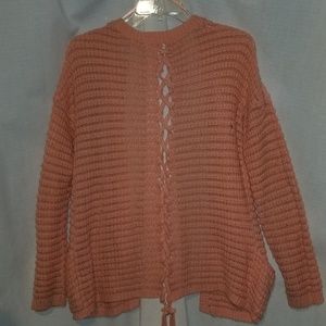 Pink Rose Salmon Colored Cardigan 💖